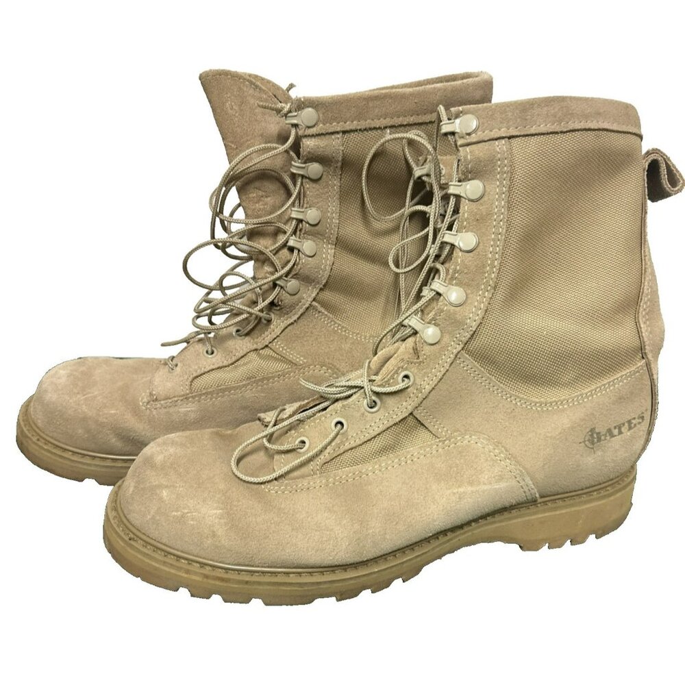 Military Combat Safety Boots Bates Goretex Desert Tan men size 12.5